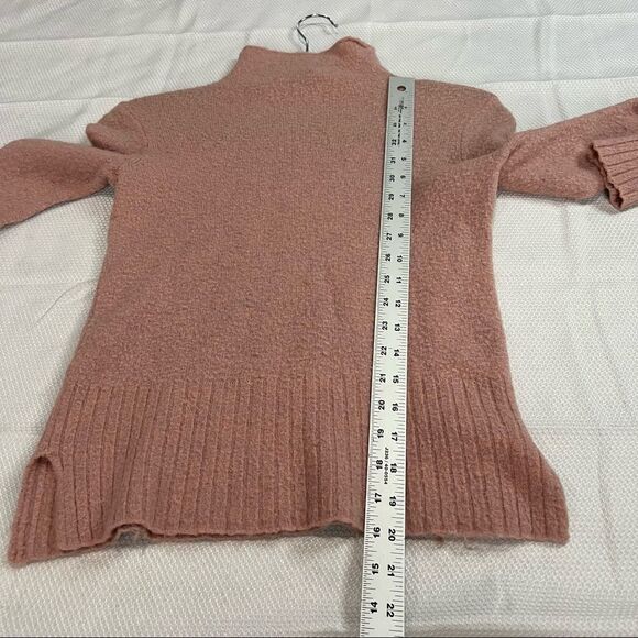 Madewell Pink Merino Wool Alpaca Blend Sweater - Picture 3 of 9